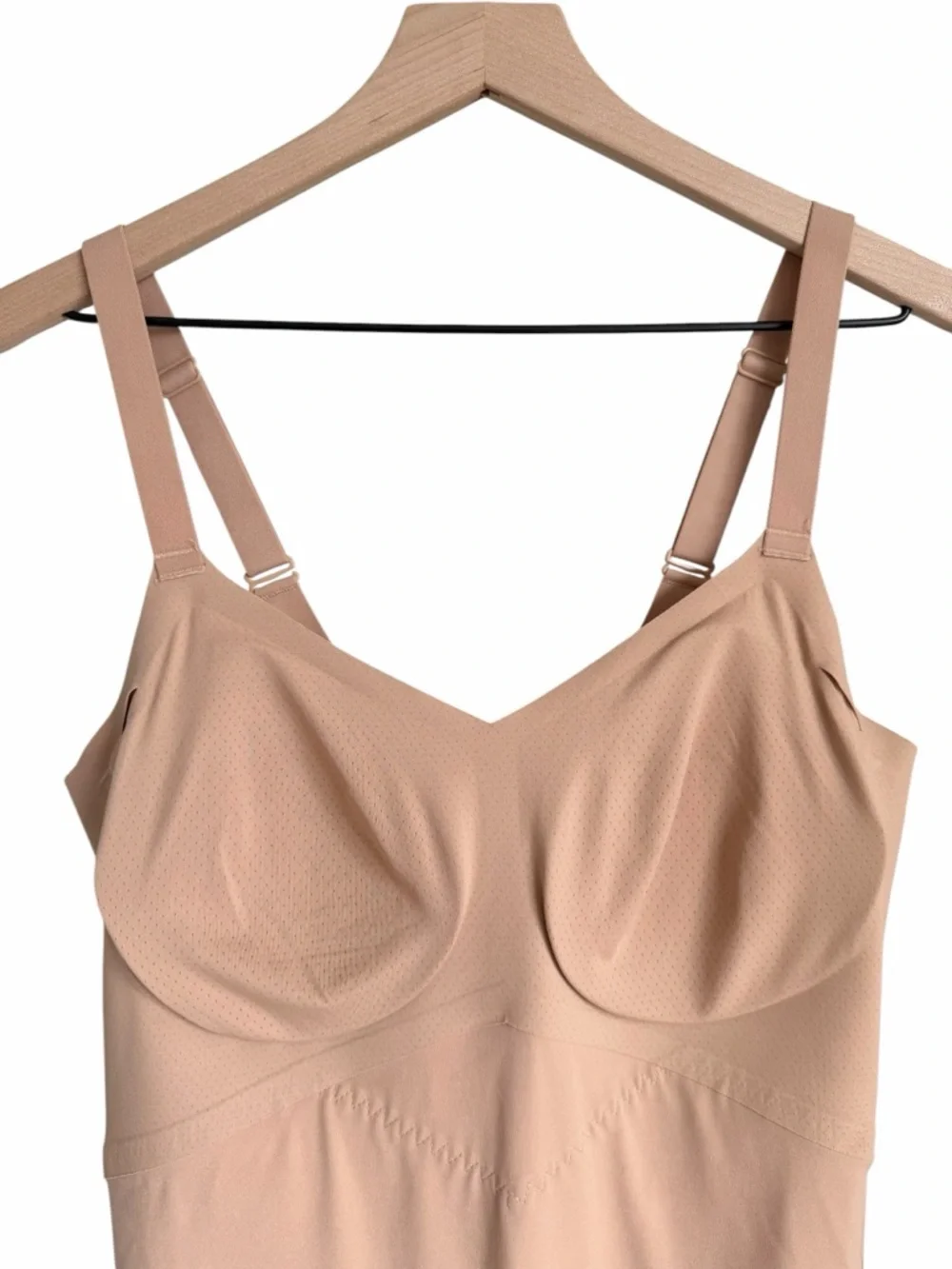 NEW Honeylove Mid-Thigh Bodysuit Sand Size XL
